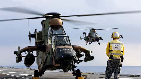 Airbus Helicopters Tiger des australischen Heeres auf der MHAS Canberra