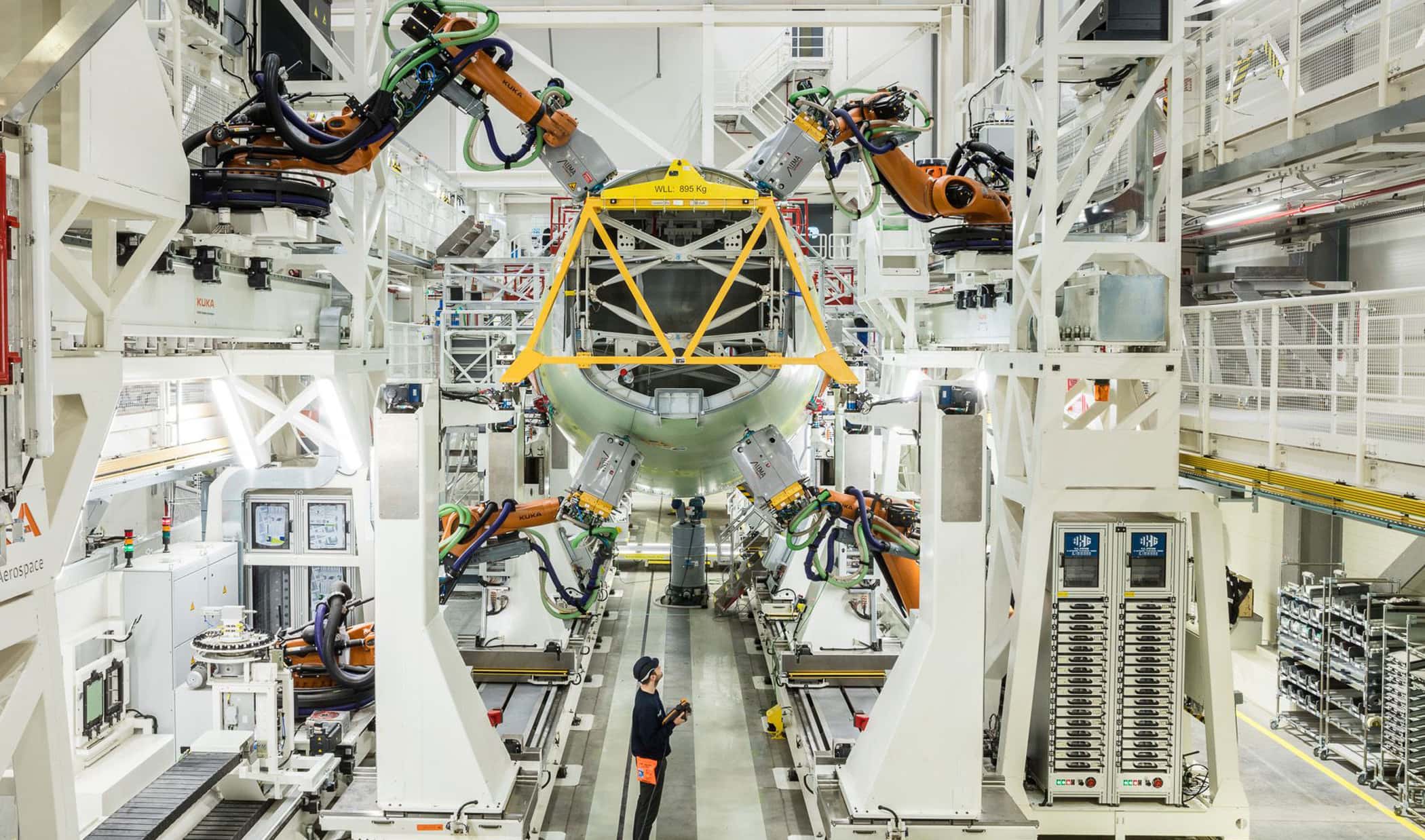 Zuliefererung-mit-M-ngeln-Rumpfpanele-bremsen-A320-Produktion