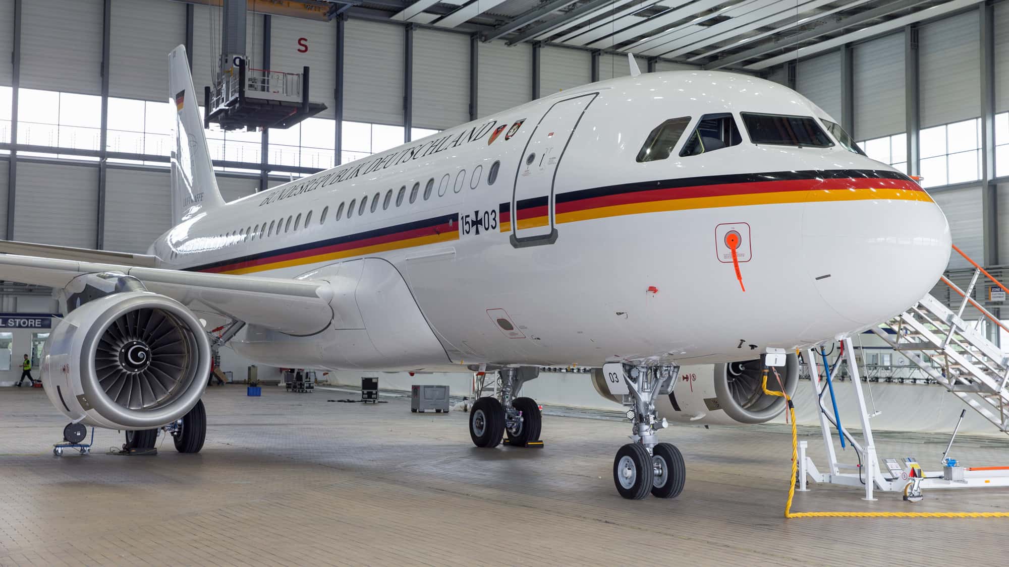 Die A319 OH ist das fliegende Auge der Bundeswehr