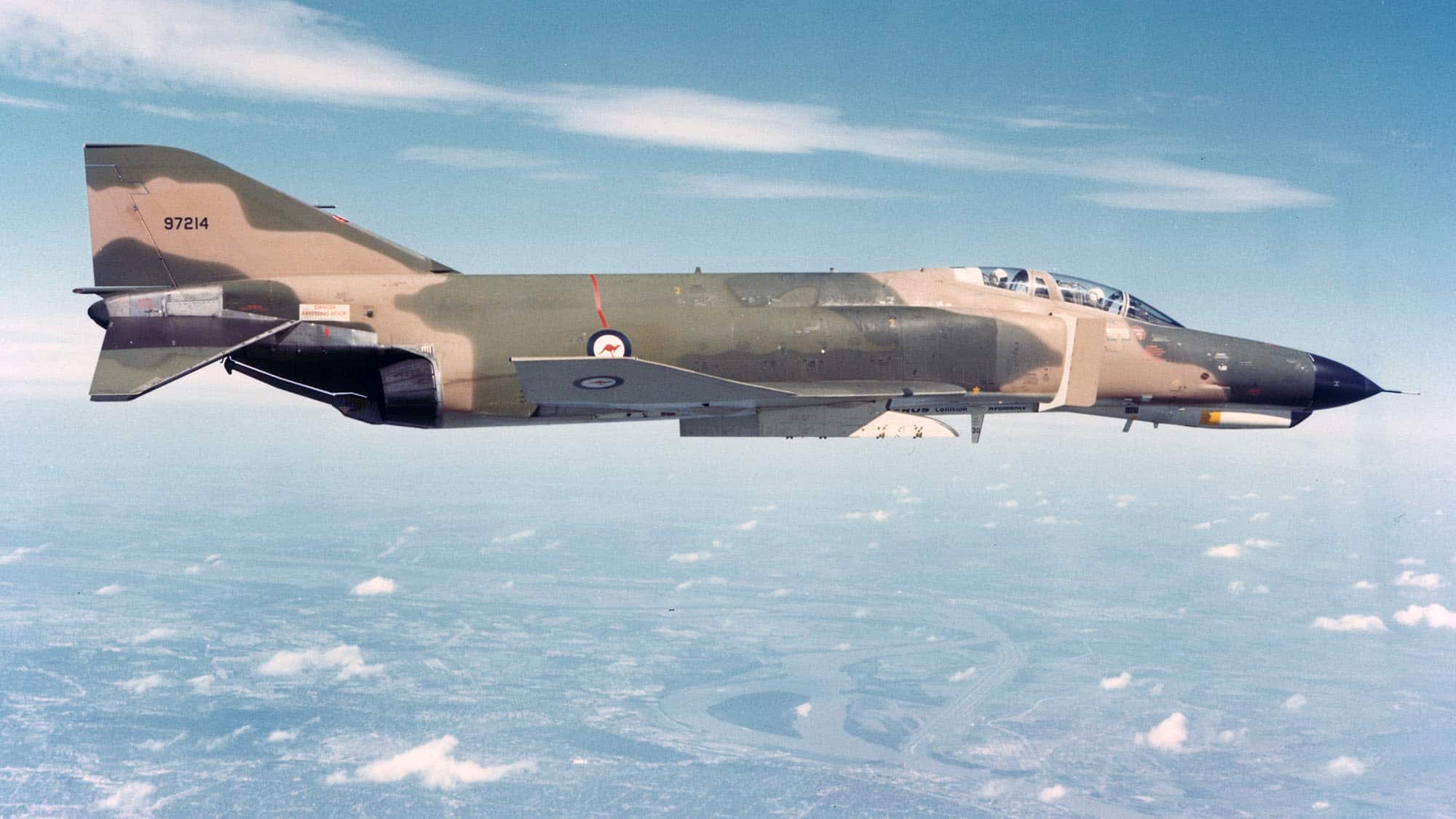 McDonnell-Douglas-F-4-wird-67-Als-die-Phantom-in-Down-Under-flog