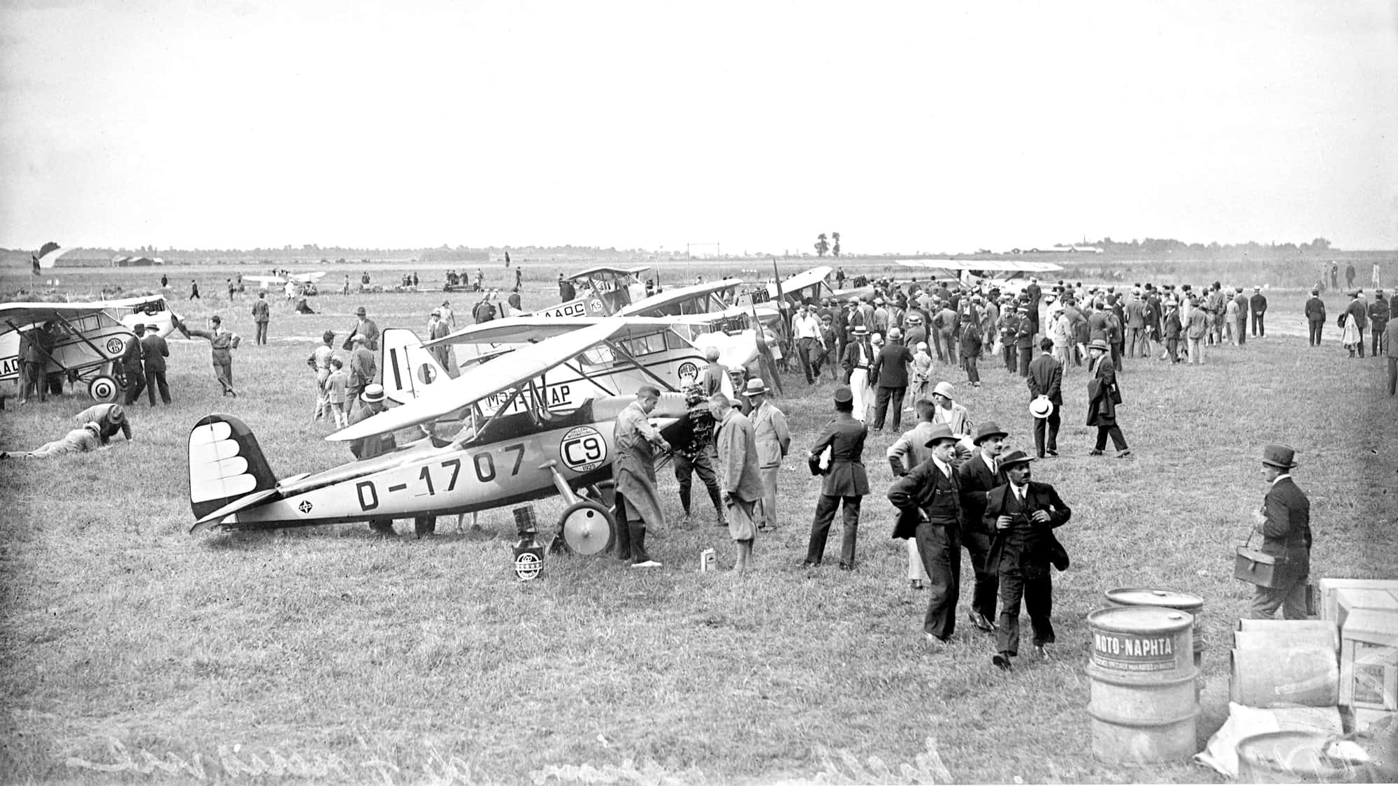 Europafl-ge-zwischen-1929-und-1934-Wettfliegen-f-r-Flugzeugverk-ufe-und-Ruhm