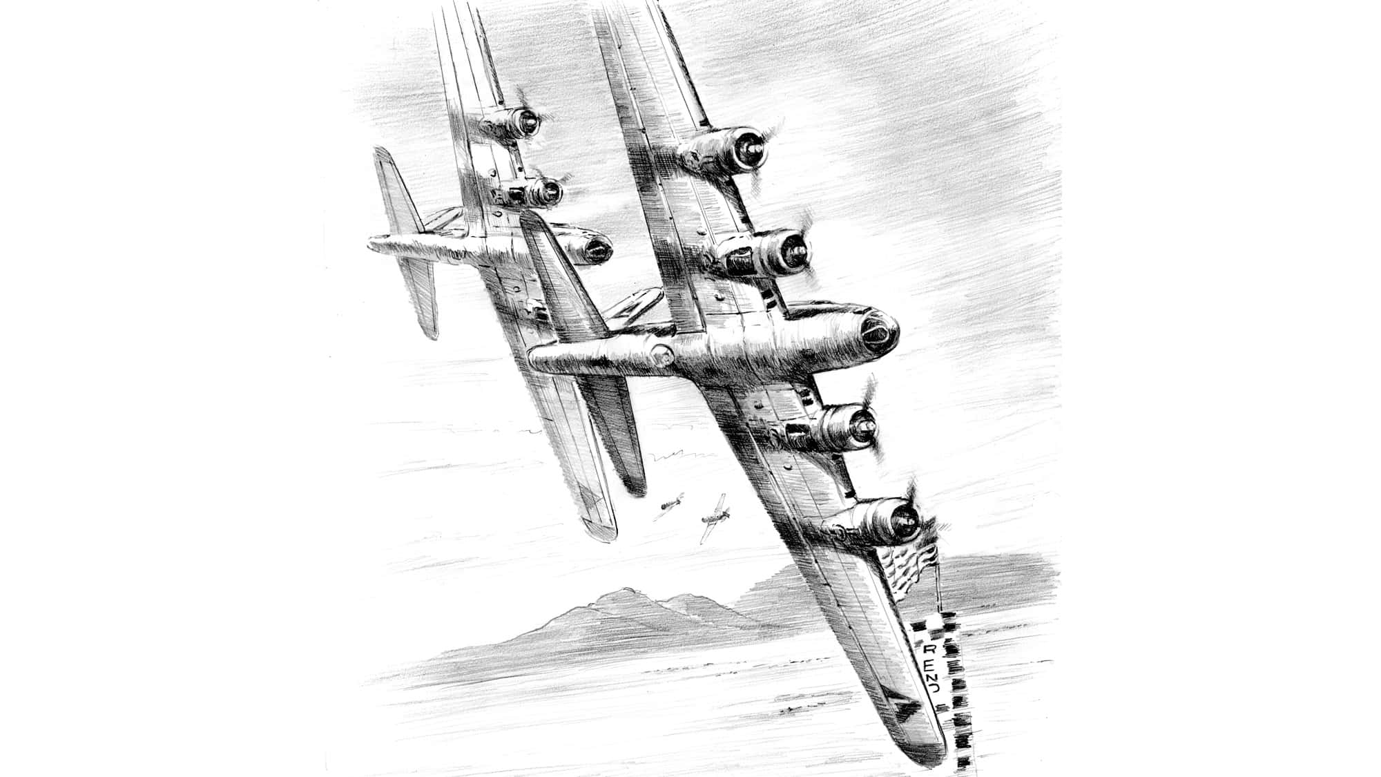 Flying-Fortress-beim-Wettrennen-in-Reno-Mit-der-B-17-mal-kurz-um-die-Pylone