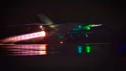 Start F-16 Block 70 Bahrain bei Nacht