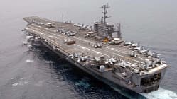 USS George Washington Flugdeck Luftaufnahme