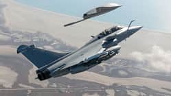 Dassault Rafale in Formation mit Kampfdrohne nEUROn