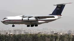 Iranische Iljuschin Il-76 in Aktion.
