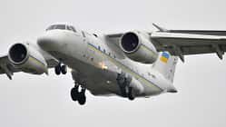 Seltene Antonow An-74TK-300D in Leipzig.