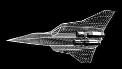 Eumet New Generation Fighter mit Triebwerken Rendering 