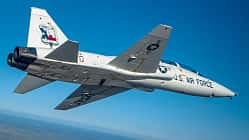 Ein USAF-Trainer Northrop T-38 Talon im Flug