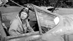 Jagdflieger-Ass „Dick“ Bong 1943 in einer P-38H