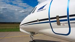 Eine Cessna der Aerowest am Boden