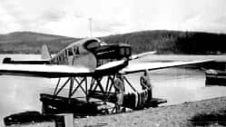 Junkers F 13 CF-AMX mit Anglern und ihrem Fang