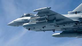 ASRAAM Missiles Fitted to RAF Typhoon Jet