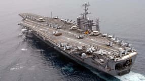 USS George Washington Flugdeck Luftaufnahme