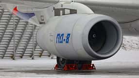 Erstflug des Jakowlew (Suchoi) Superjet mit russischen PD-8-Triebwerken.