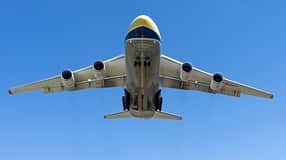 Antonow An-124 von Antonov Airlines in Aktion. 