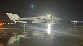 Britische F-35B nach Sicherheitslandung in Indien am 14. Juni 2025.