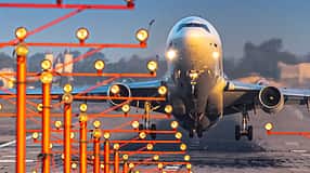 Boeing MD-11F Takeoff vom Flughafen Ontario