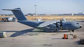 Airbus A400M 54+50 bei der Auslieferung an die Luftwaffe.
