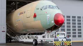 Erste A350F-Bugsektion in Toulouse