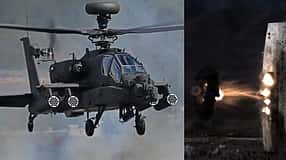 Apache-Kampfhubschrauber erhält neue Abstandszünder-Munition zur Drohnenjagd.