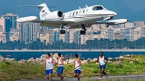 Einblicke vom Flughafen Santos Dumont in Rio de Janeiro