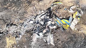 Wrackteile einer abgestürzten MiG-29 der Ukraine im Großraum Odessa.