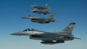 Lockheed martin, f16, f-16c, fighting falcon, 163rd fs, indiana ang, a-10, thunderbolt, Fairchild, kampfflugzeug, us air force F-16 Formation im Flug
