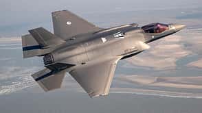 F-16, F-35, lighning, lockheed martin, f16, f35, niederlande, kampfflugzeug, fighting falcon F-35 Niederlande im Flug von oben