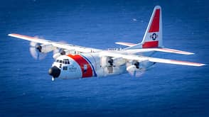 Lockheed HC-130H Hercules der US Coast Guard im Flug