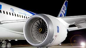787-9, Trent 1000, Boeing 787, Lufthansa, Qantas, Air France, 787 Kabine, 787-8, 787-10, full flight simulator Rolls-Royce Trent 1000 Triebwerk an einer Boeing 787 von ANA