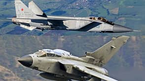 MiG-31 und Tornado im Flug (Montage)