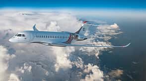 Falcon 10X von Dassault Aviation im Flug