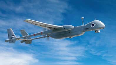 IAI Heron TP im Flug