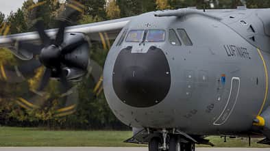 A400M der Luftwaffe bei Trident Juncture 2018