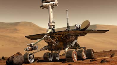 Der Mars-Rover Opportunity.