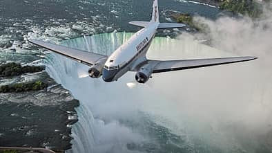 Breitling DC-3 World Tour - Niagara falls - Canada