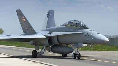 Boeing F/A-18D der Schweizer Luftwaffe.