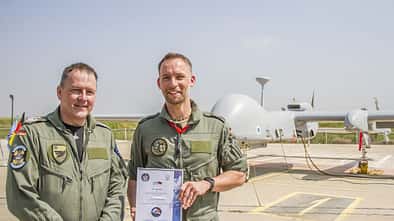 Heron TP in Tel Nov - Ausbildung von Lutwaffe Piloten und Bedienern