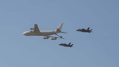 Boeing 707 Re´em der israelischen Luftstreitkräfte in Nevatim.