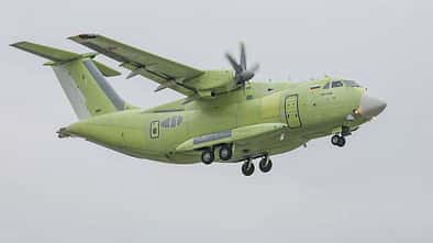 Erstflug der Iljuschin Il-112W am 30. März 2019 in Woronesch