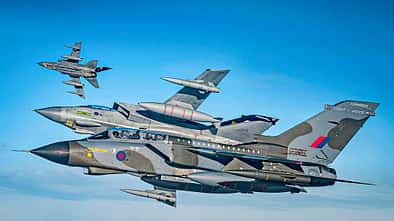 ROYAL AIR FORCE RELEASES STUNNING IMAGES OF ICONIC TORNADO FAST JET