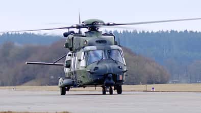 NH90 der Heeresflieger bei RUAG in Oberpfaffenhofen.