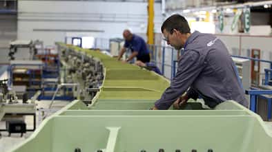 Airbus A380 Holm im Bau bei GKN