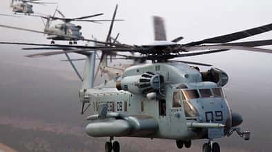 Sikorsky CH-53E Super Stallion des US Marine Corps.