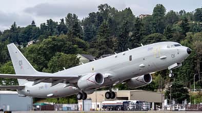 Die erste Boeing P-8A Poseidon für die RAF flog am 12. Juli 2019