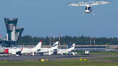 Volocopter 2X beim Flugtest in Helsinki am 29. August 2019