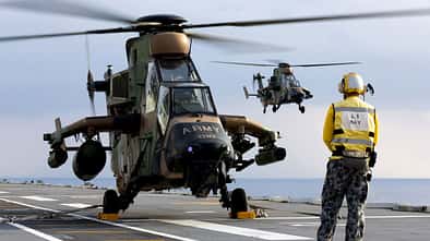 Airbus Helicopters Tiger des australischen Heeres auf der MHAS Canberra