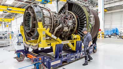 GEnx-Triebwerk bei XEOS in Polen.