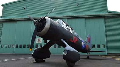 Westland Lysander beim RAF Museum in Cosford nach der Restaurierung.